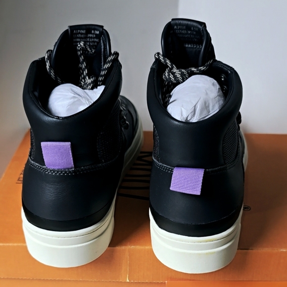 Miz Mooz Alpyne Sneakers Women's size 8.5 Slate Gray Leather NWB Mid/Hi.- New w - Picture 9 of 12